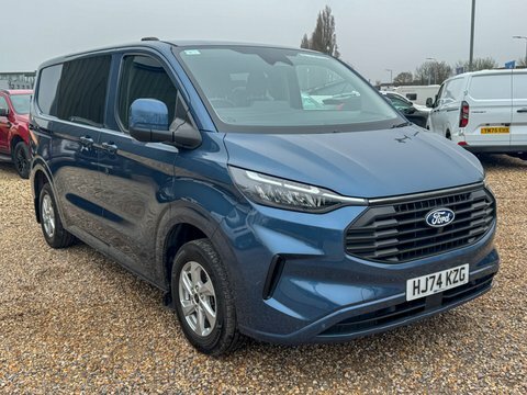 Ford Transit Custom Crew Cab Swb HJ74KZG Blue #5