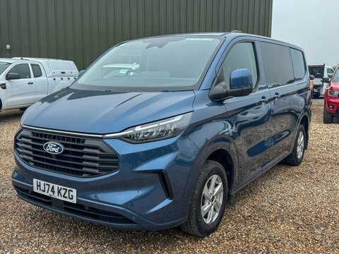 Ford Transit Custom Crew Cab Swb HJ74KZG Blue #3