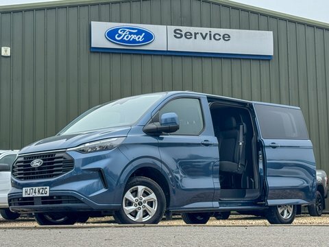Ford Transit Custom Crew Cab Swb HJ74KZG Blue