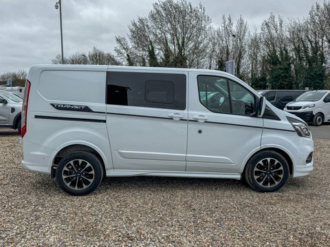 Ford Transit Custom Crew Cab SY72XMD White #6