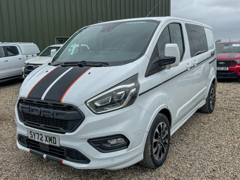 Ford Transit Custom Crew Cab SY72XMD White #3