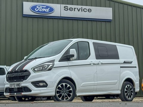 Ford Transit Custom Crew Cab SY72XMD White #2