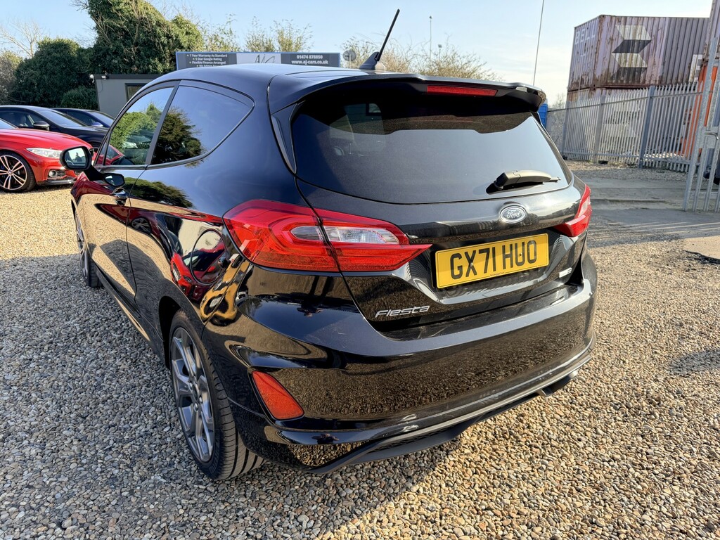 Ford Fiesta Hatchback 1.0T Ecoboost Mhev St-line Edition Euro GX71HUO Black #6