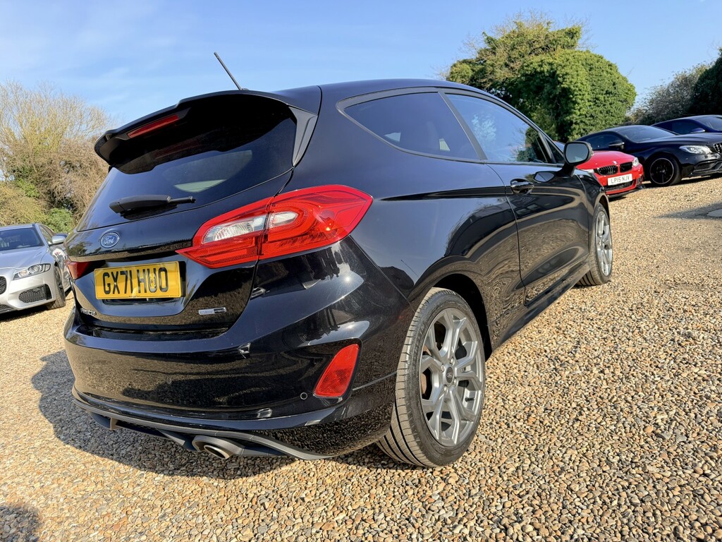 Ford Fiesta Hatchback 1.0T Ecoboost Mhev St-line Edition Euro GX71HUO Black #3