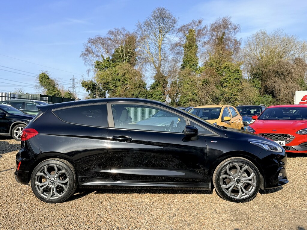 Ford Fiesta Hatchback 1.0T Ecoboost Mhev St-line Edition Euro GX71HUO Black #2