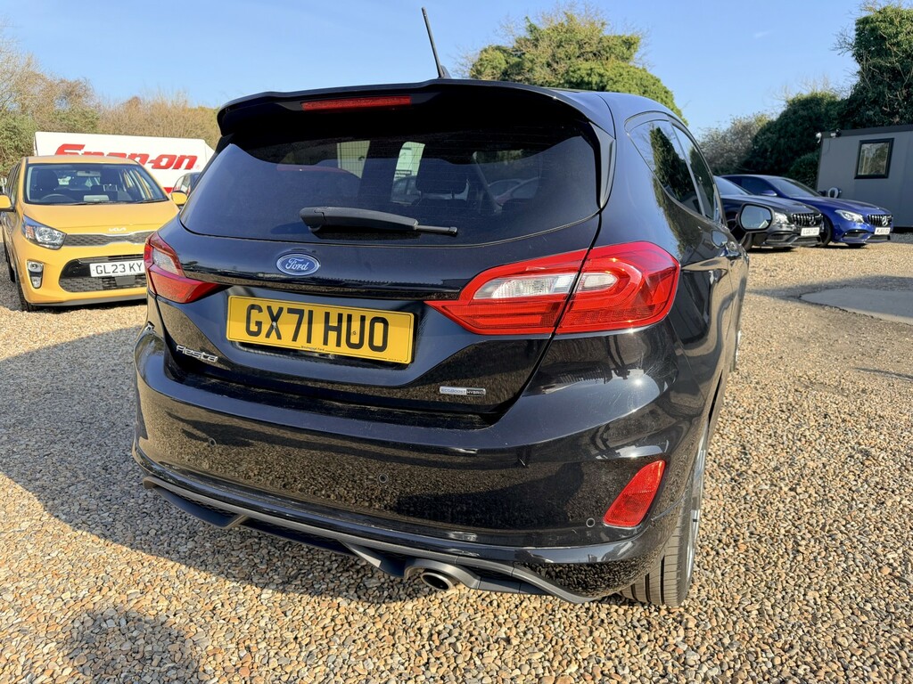 Ford Fiesta Hatchback 1.0T Ecoboost Mhev St-line Edition Euro GX71HUO Black #4