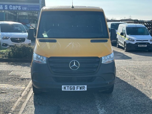 Mercedes-Benz Sprinter 314 Cdi Panel Van KT68FWR Yellow #2