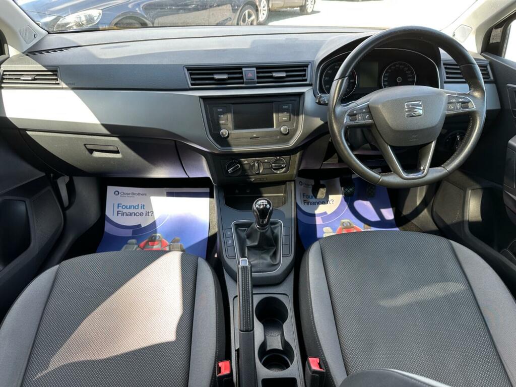 Seat Ibiza Hatchback 2017 Seat Ibiza 1.0 Mpi Se Design YE67XTN Black #3