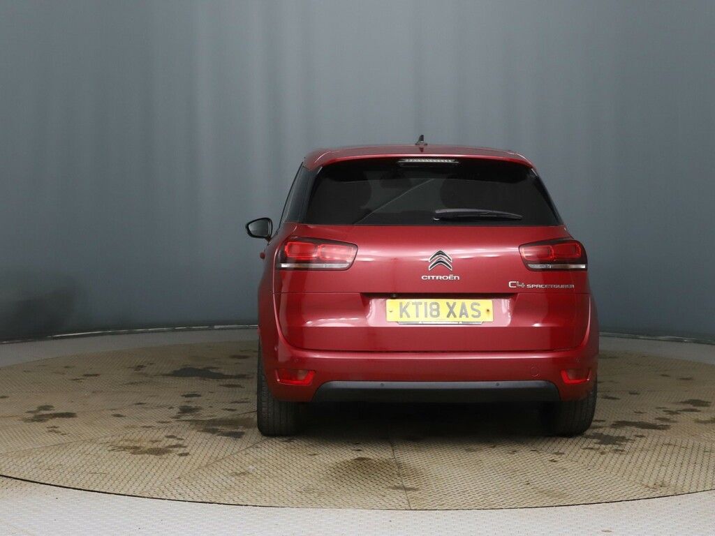 Citroen C4 SpaceTourer Mpv 1.6 Bluehdi Flair Red 2018 2018 Red
