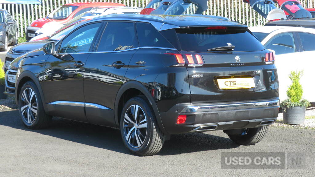 Peugeot 3008 1.6 Bluehdi 120 Gt Line SA67EFN Black #6