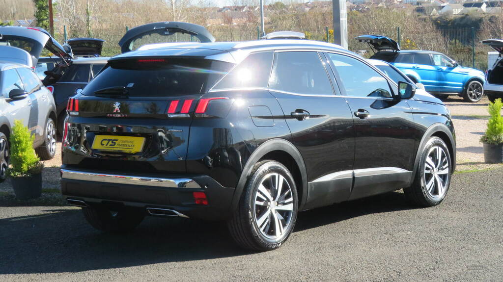 Peugeot 3008 1.6 Bluehdi 120 Gt Line SA67EFN Black #3
