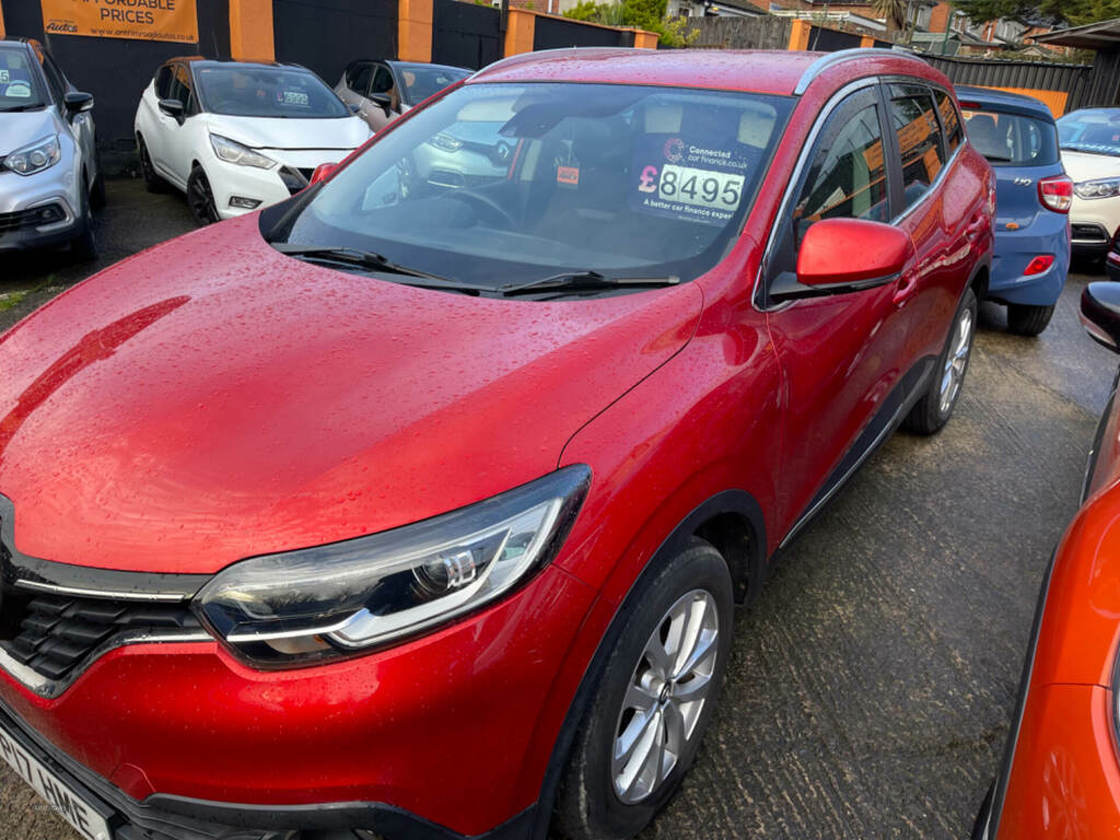Renault Kadjar 1.5 Dci Dynamique Nav FP17HME Red #3