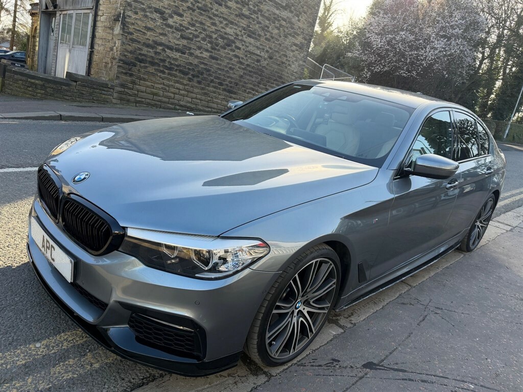 BMW 5 Series 3.0 530D M Sport Xdrive Euro 6 Ss SW17XDY Blue #3