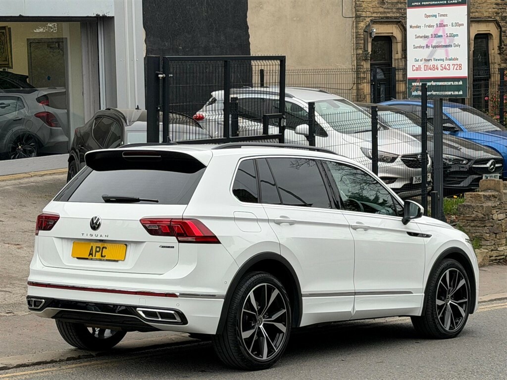Volkswagen Tiguan 2.0 Tdi R-line Dsg 4Motion Euro 6 Ss YE71DNX White #6