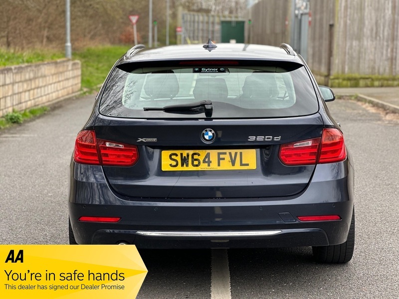 BMW 3 Series 320D Xdrive Luxury Touring SW64FVL Blue #4