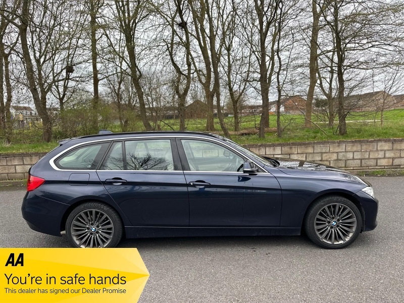BMW 3 Series 320D Xdrive Luxury Touring SW64FVL Blue #2