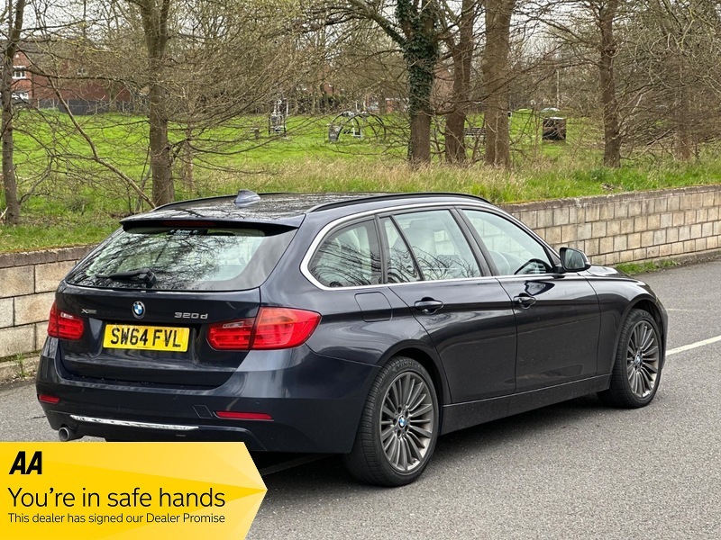 BMW 3 Series 320D Xdrive Luxury Touring SW64FVL Blue #3