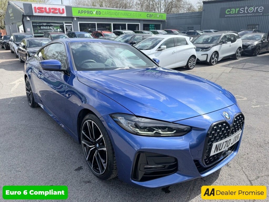 BMW 4 Series Gran Coupe 2L M Sport NU70JXK Blue #3