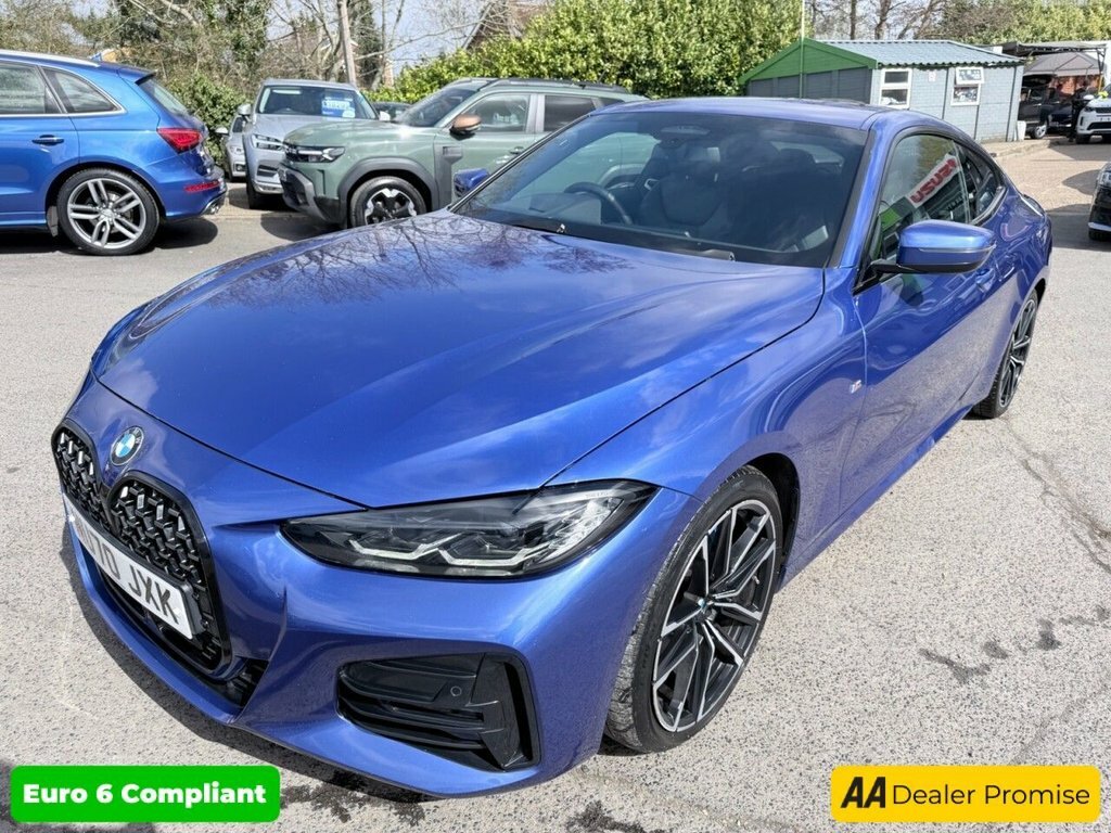 BMW 4 Series Gran Coupe 2L M Sport NU70JXK Blue #5