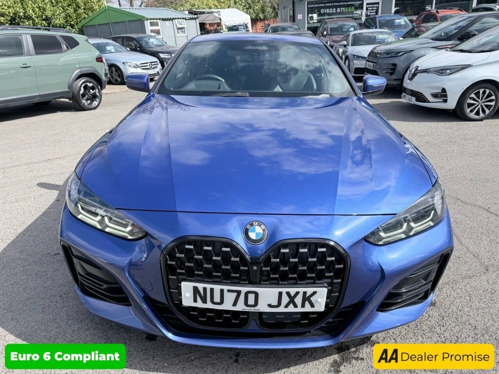 BMW 4 Series Gran Coupe 2L M Sport NU70JXK Blue #4
