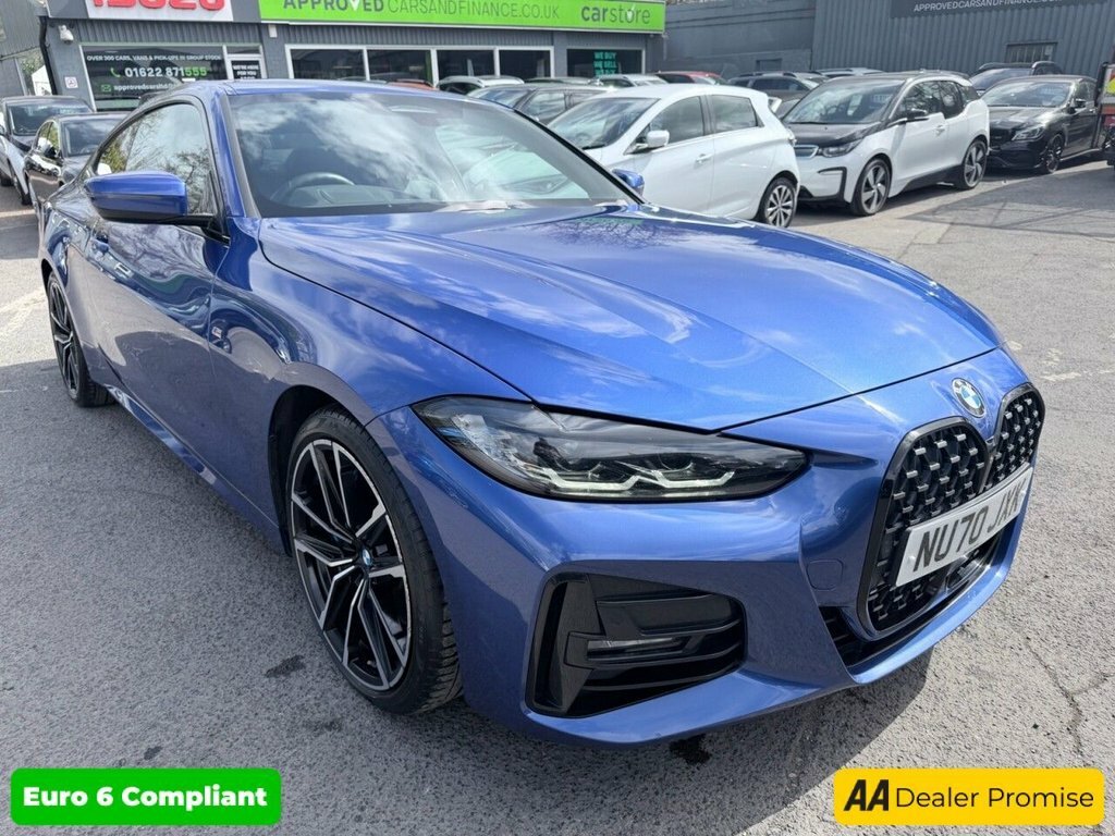 BMW 4 Series Gran Coupe 2L M Sport NU70JXK Blue #2