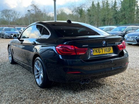 BMW 4 Series 2.0 420D Sport YK67HUP Black #4