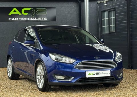 Ford Focus 1.5 Tdci Titanium HX65OBM Blue #4