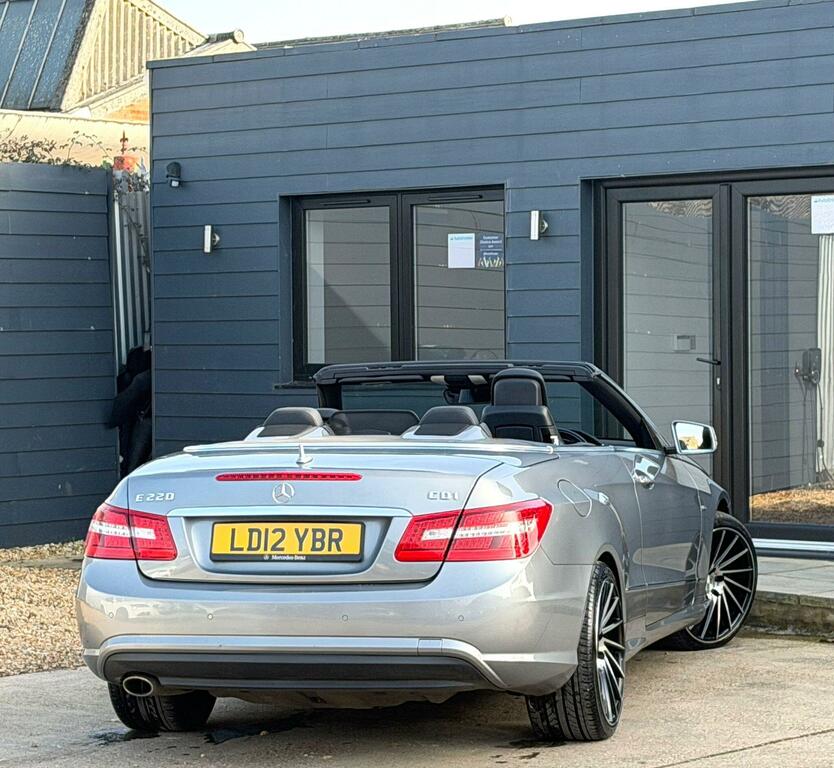 Mercedes-Benz E Class 2.1 E220 Cdi Blueefficiency Sport Cabriolet G-tron B18TJB Silver #3