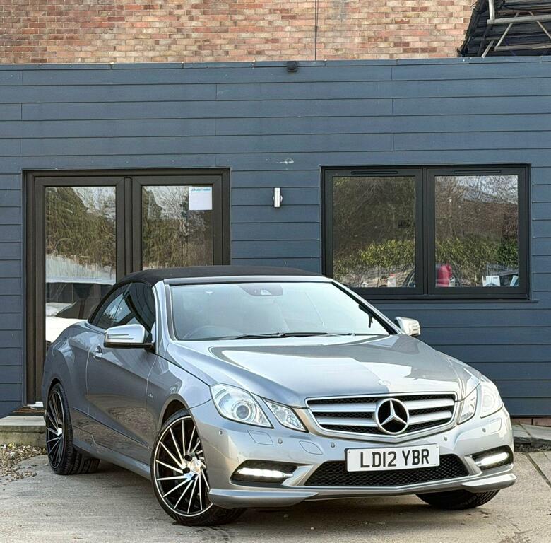 Mercedes-Benz E Class 2.1 E220 Cdi Blueefficiency Sport Cabriolet G-tron Silver