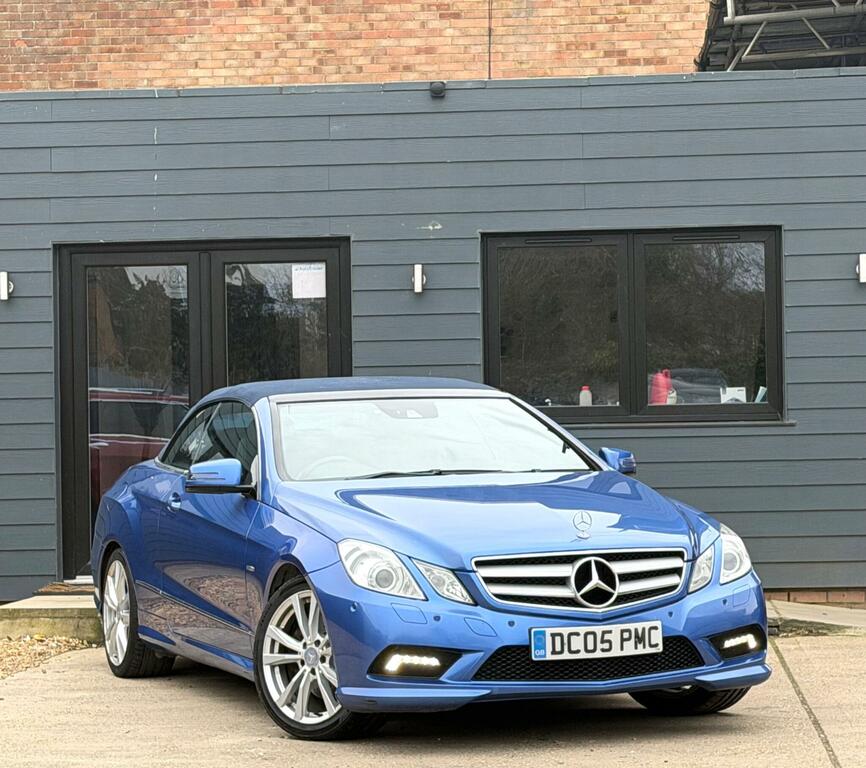 Mercedes-Benz E Class 3.0 E350 Cdi V6 Blueefficiency Sport Cabriolet G-t Blue