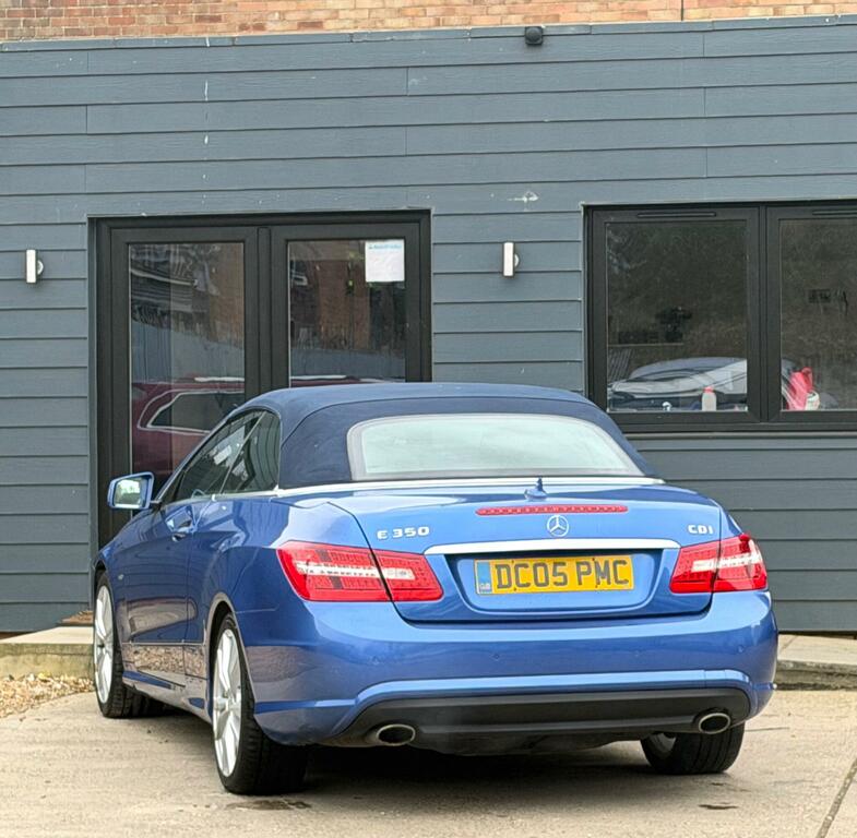 Mercedes-Benz E Class 3.0 E350 Cdi V6 Blueefficiency Sport Cabriolet G-t DC05PMC Blue #5