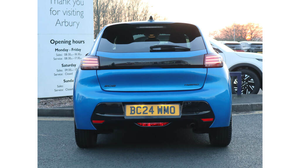Peugeot 208 New Hybrid 100 E-dsc6 BC24WMO Blue #3