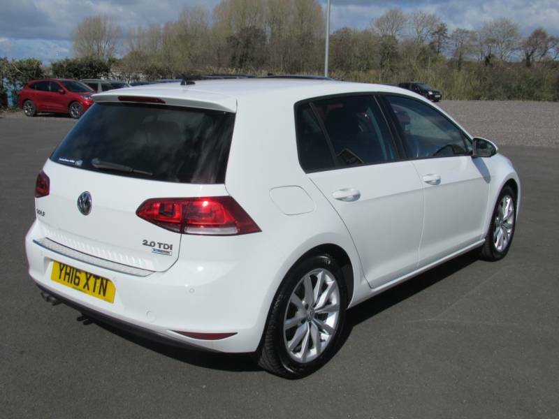 Volkswagen Golf 2.0 Tdi Gt Dsg - 2016 16 YH16XTN White #6
