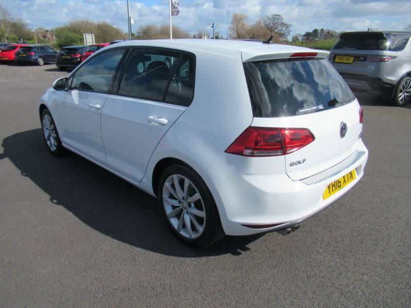 Volkswagen Golf 2.0 Tdi Gt Dsg - 2016 16 YH16XTN White #4