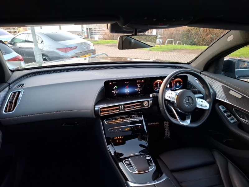 Mercedes-Benz EQC Eqc 400 300Kw Amg Line Premium 80Kwh KM73UUG Black #3