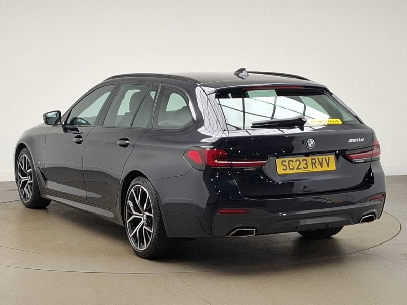 BMW 5 Series 520D Mht M Sport Step SC23RVV Black #2