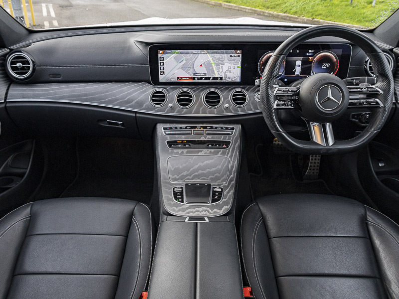 Mercedes-Benz E Class E220d Amg Line Night Edition Prem 9G-tronic DE21WCN White #3