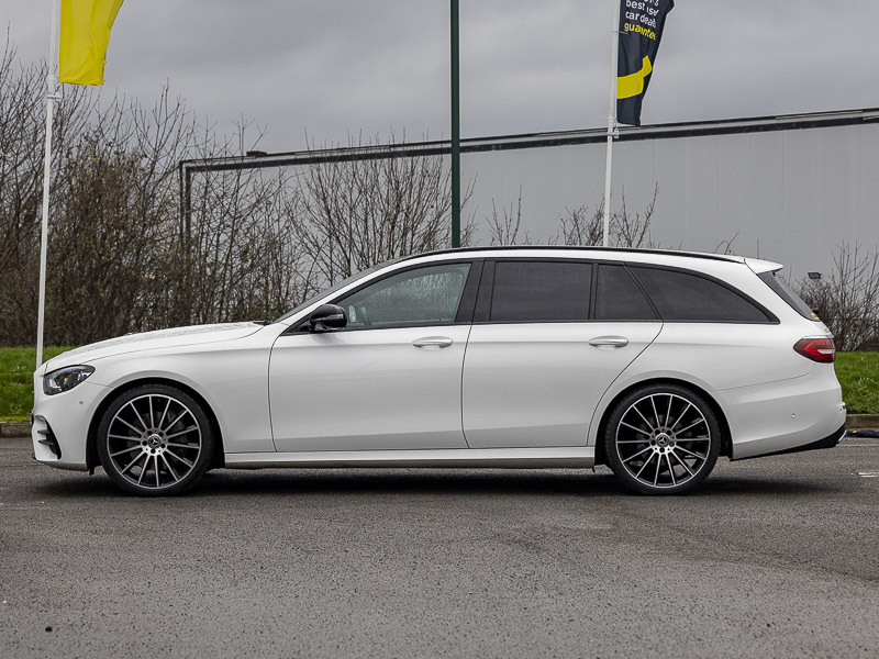 Mercedes-Benz E Class E220d Amg Line Night Edition Prem 9G-tronic DE21WCN White #4