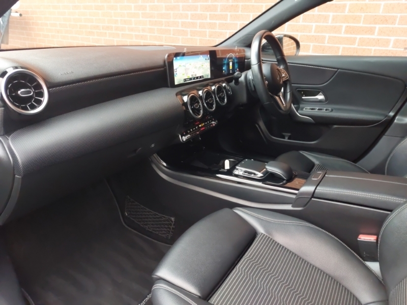 Mercedes-Benz A Class A180d Sport Executive YE68HCA Black #5
