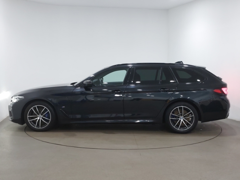 BMW 5 Series 530E Xdrive M Sport OE21WHX Black #4