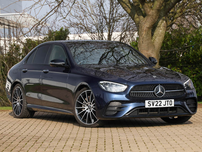 Mercedes-Benz E Class E220d 200 Amg Line Night Ed Prem 9G-tronic Blue
