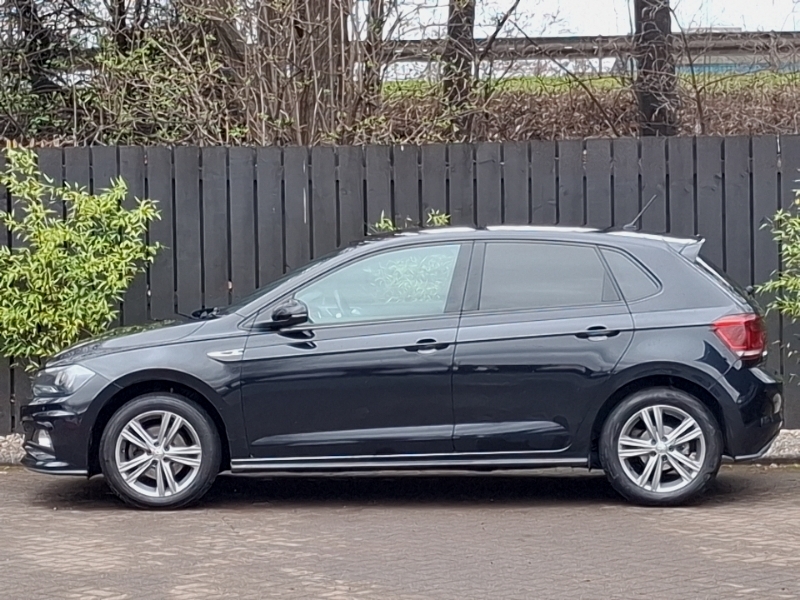 Volkswagen Polo 1.0 Tsi 115 R-line Dsg MJ69XJF Black #4