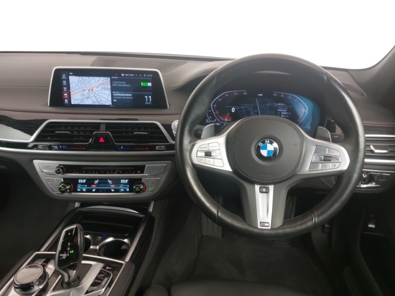 BMW 7 Series 730D Mht M Sport White #5