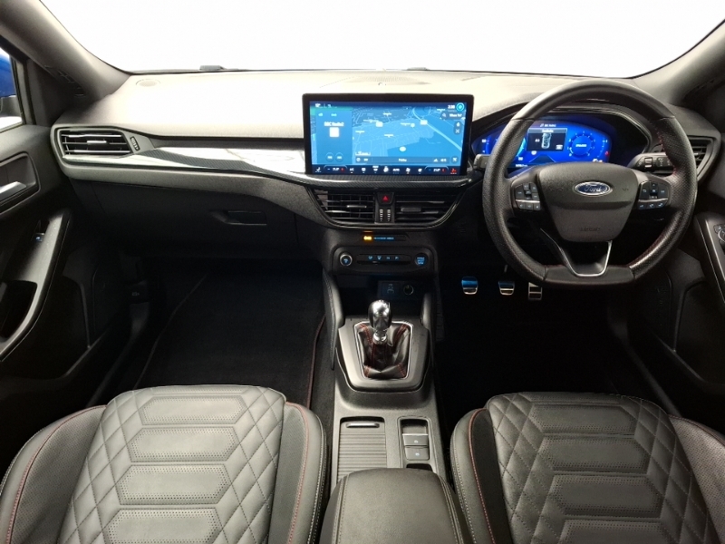 Ford Focus 1.0 Ecoboost Hybrid Mhev 155 St-line Vignale YO72EPD Blue #3