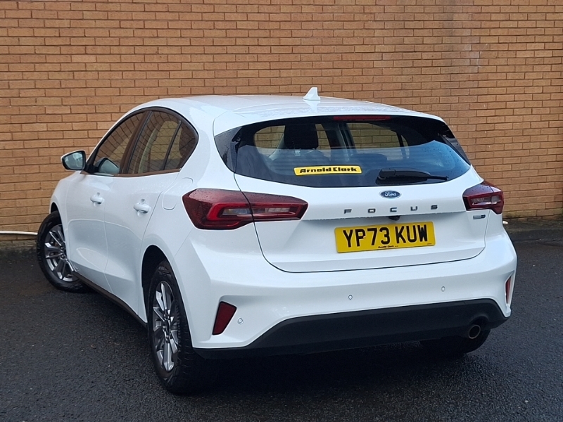 Ford Focus 1.0 Ecoboost Hybrid Mhev 155 Titanium YP73KUW White #2