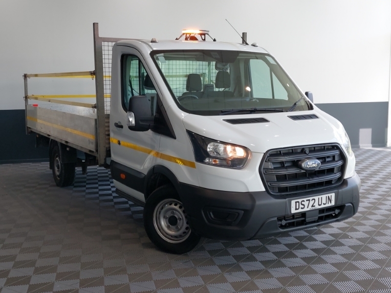 Ford Transit Custom 2.0 Ecoblue 130Ps Leader Premium Dropside White