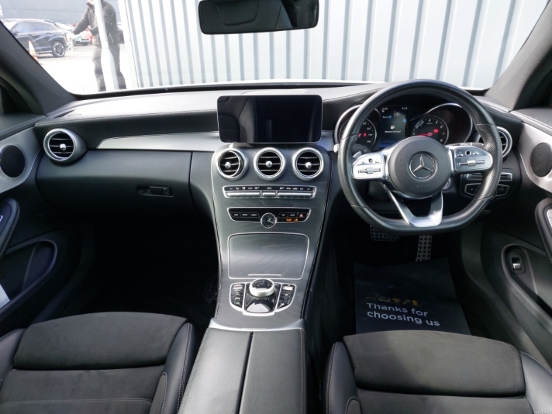 Mercedes-Benz C Class C300 Amg Line 9G-tronic BX19NFP White #3