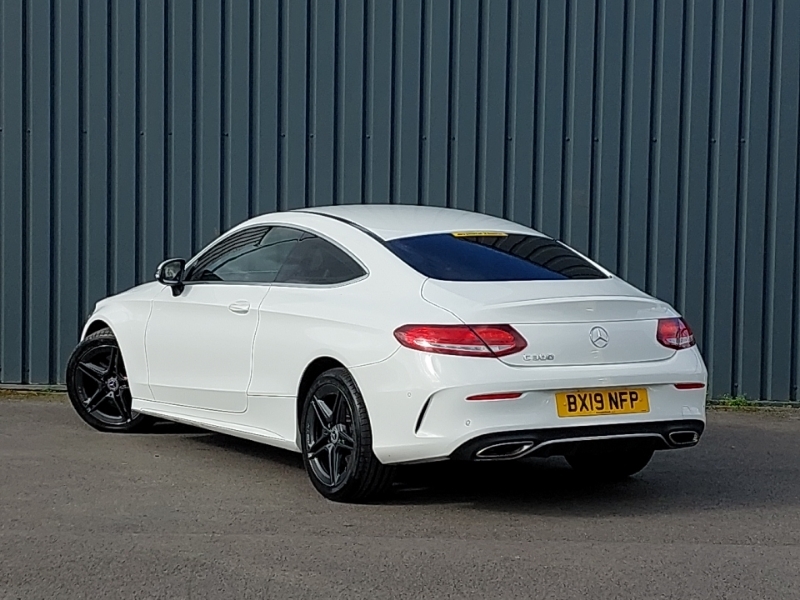 Mercedes-Benz C Class C300 Amg Line 9G-tronic BX19NFP White #2