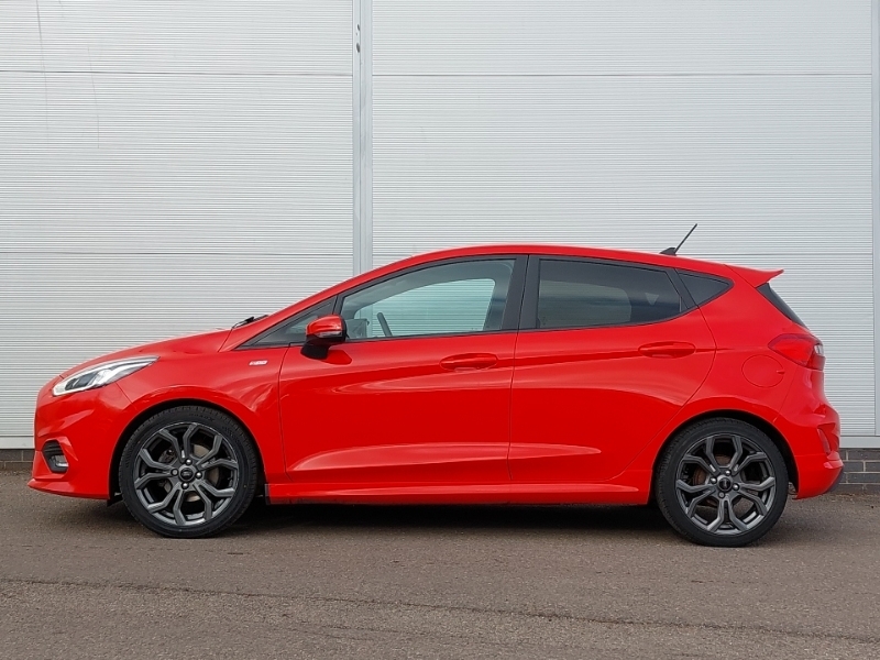 Ford Fiesta 1.0 Ecoboost Hybrid Mhev 125 St-line Edition YY70KWH Red #4