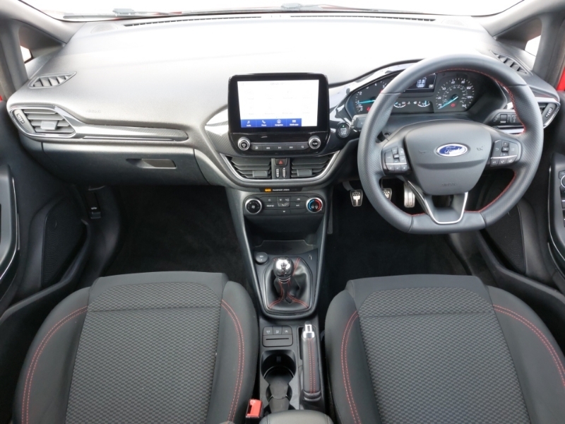 Ford Fiesta 1.0 Ecoboost Hybrid Mhev 125 St-line Edition YY70KWH Red #3